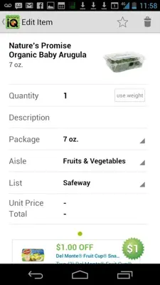 Grocery iQ android App screenshot 3